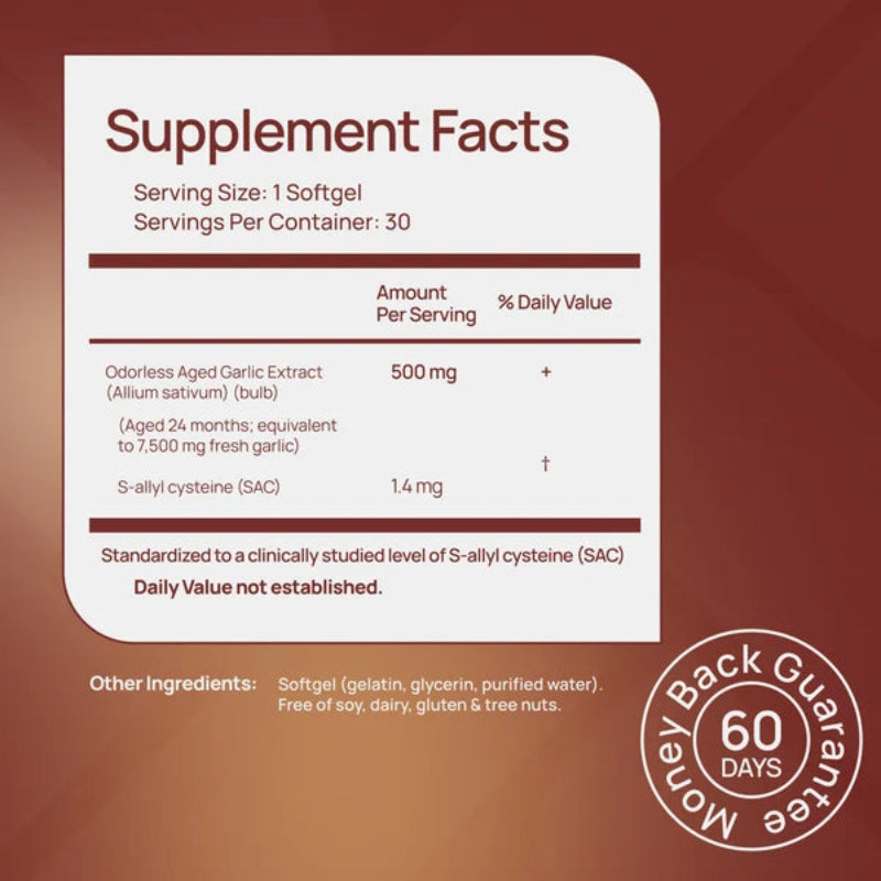 Aged Garlic Extract Softgels