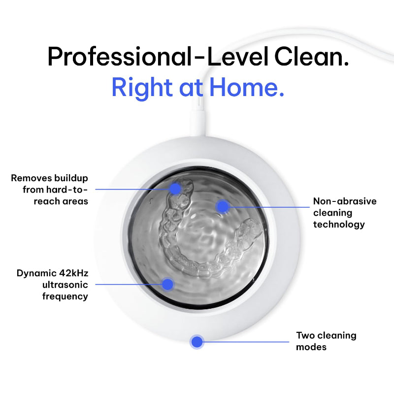 Ultrasonic Dental Appliance Cleaner