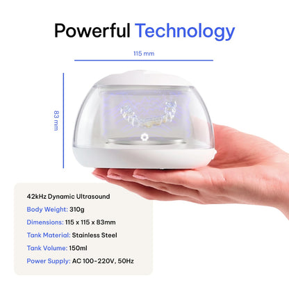 Ultrasonic Dental Appliance Cleaner