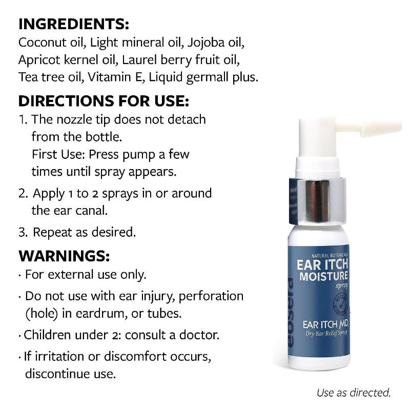 Dry Ear Itch Relief Oil Spray