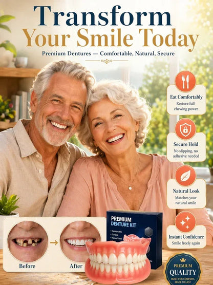 ADA-certified complete dentures