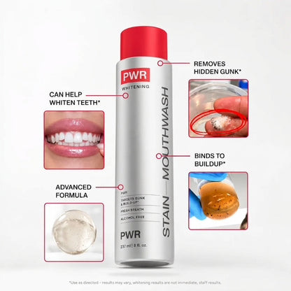 PWR Stain Whitening Mouthwash