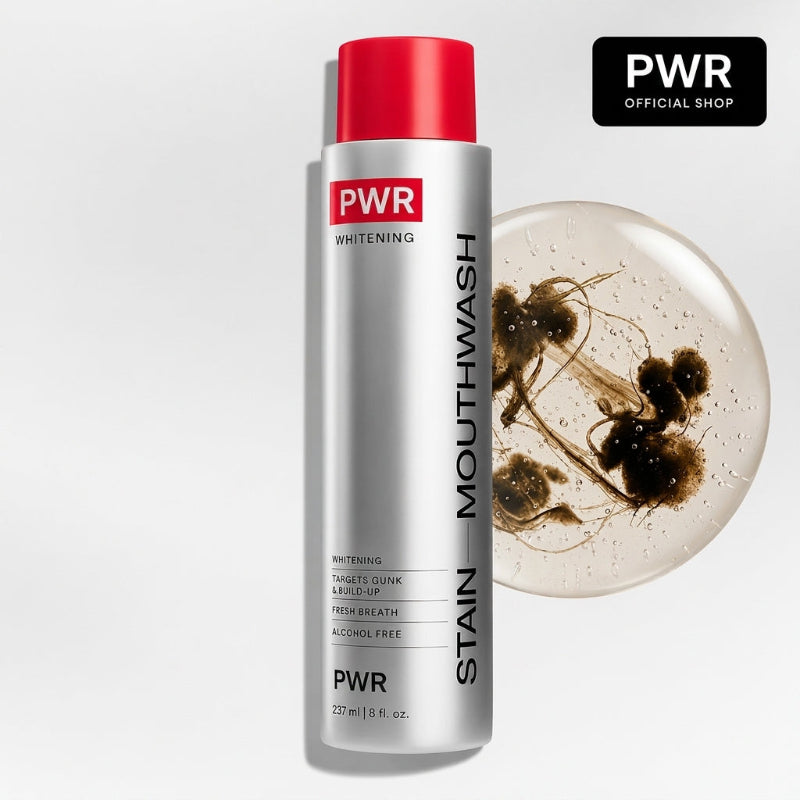 PWR Stain Whitening Mouthwash