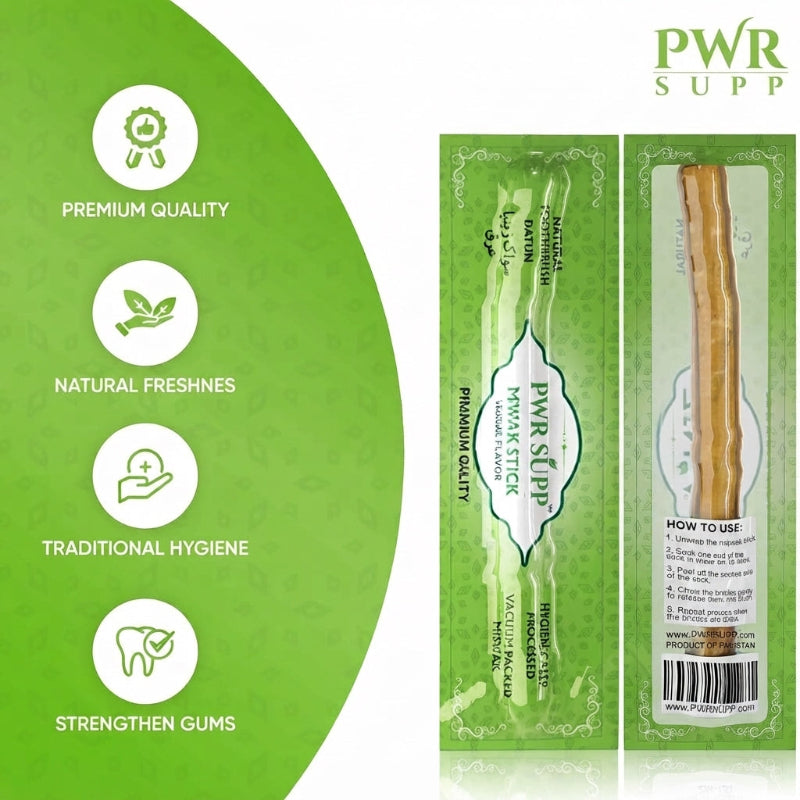 PWR SUPP™ Natural Toothbrush