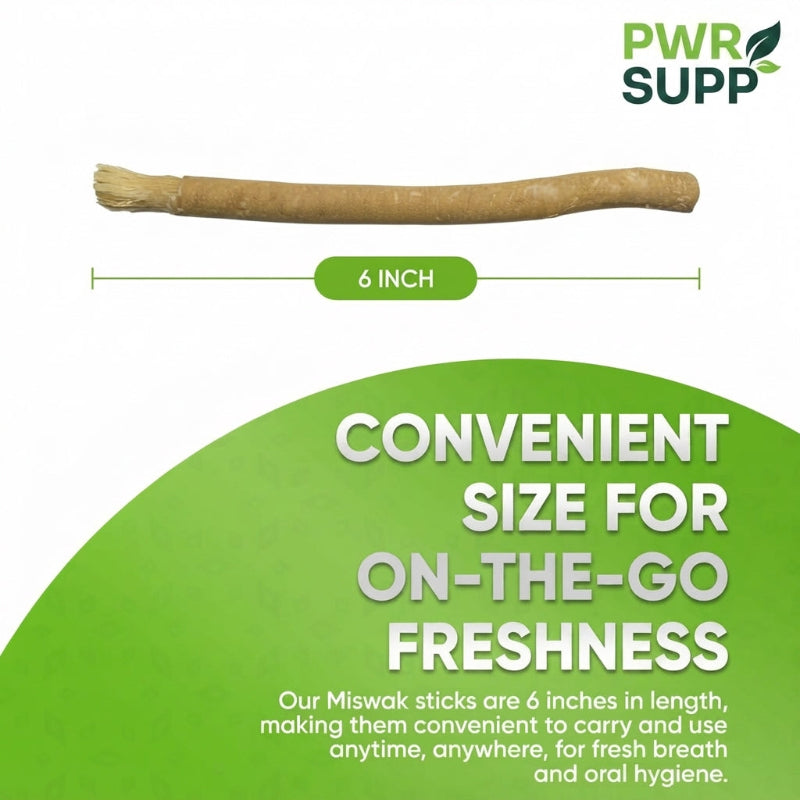 PWR SUPP™ Natural Toothbrush