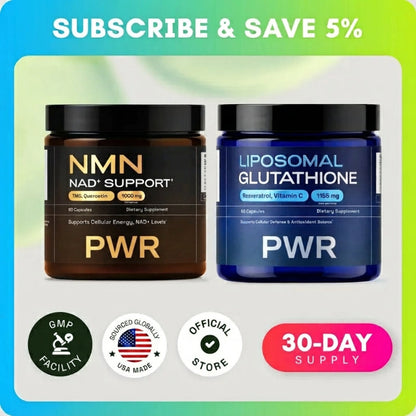 PWR-NMN + Glutathione Duo