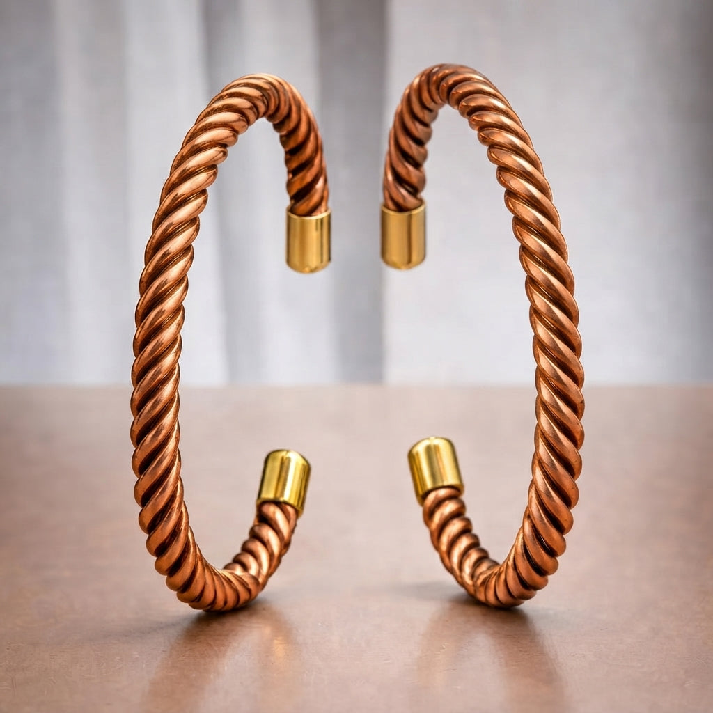 Pure Copper Twist Bracelet