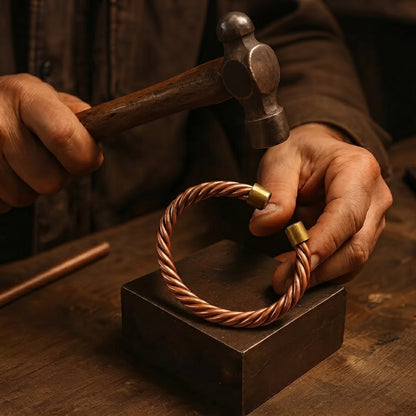 Pure Copper Twist Bracelet