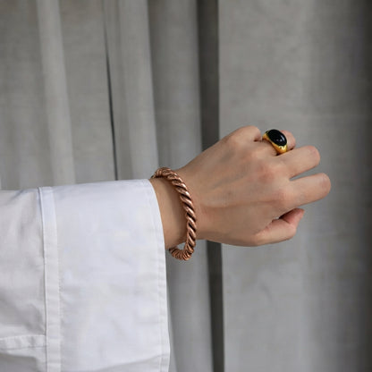 Pure Copper Twist Bracelet