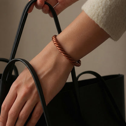 Pure Copper Twist Bracelet