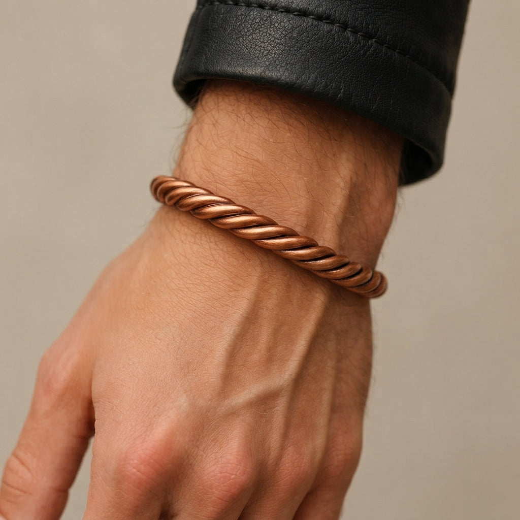 Pure Copper Twist Bracelet