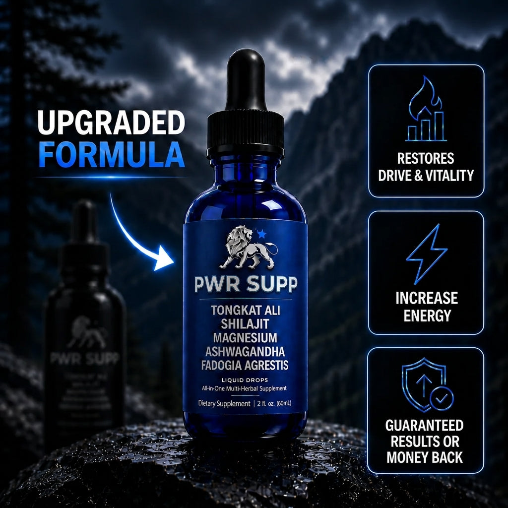 PWR SUPP Male Vitality Sublingual Drops