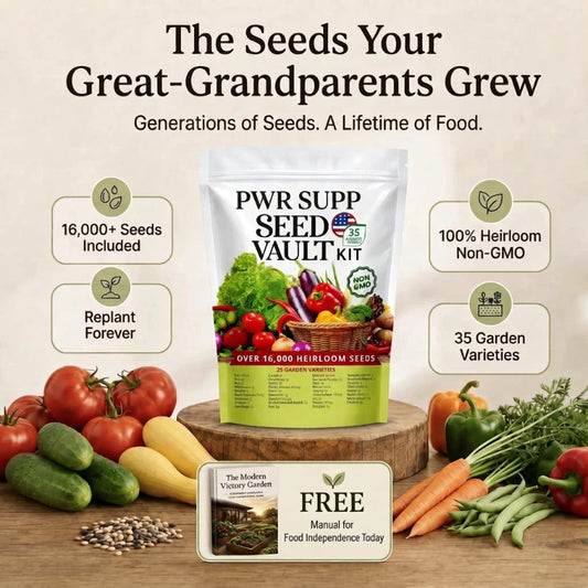Heirloom Seed Vault Kit (35 Pack)