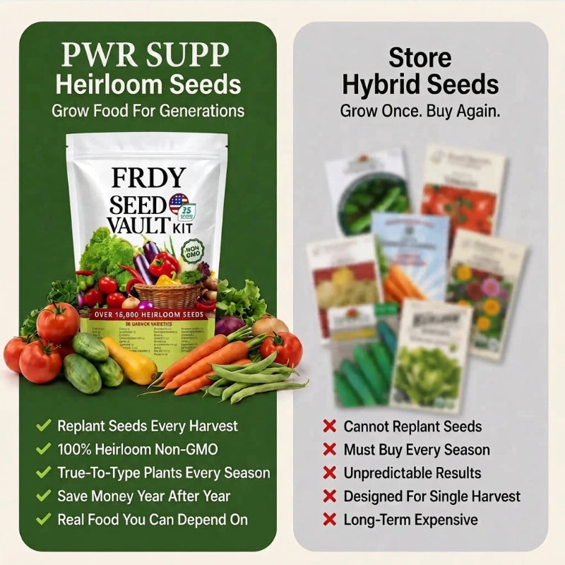 Heirloom Seed Vault Kit (35 Pack)
