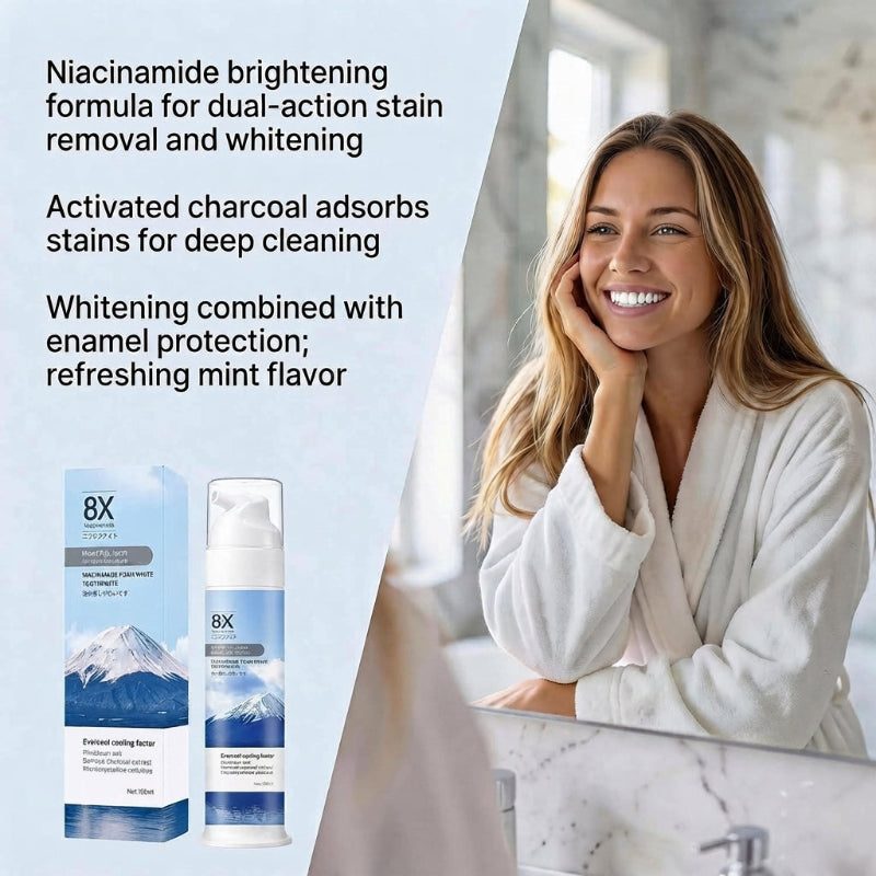 Niacinamide Foam Whitening Toothpaste