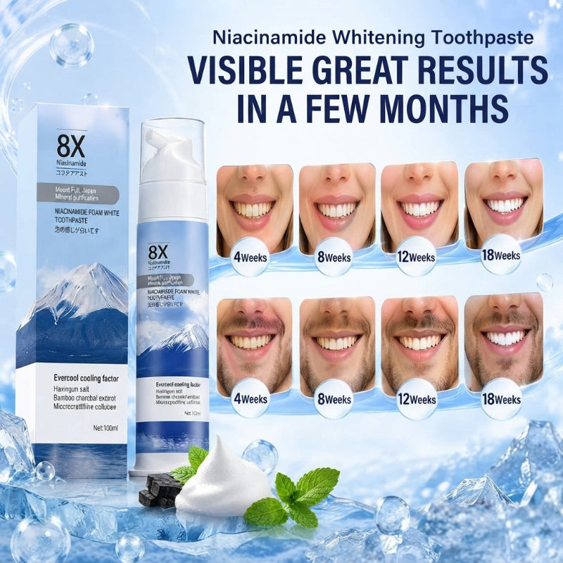 Niacinamide Foam Whitening Toothpaste