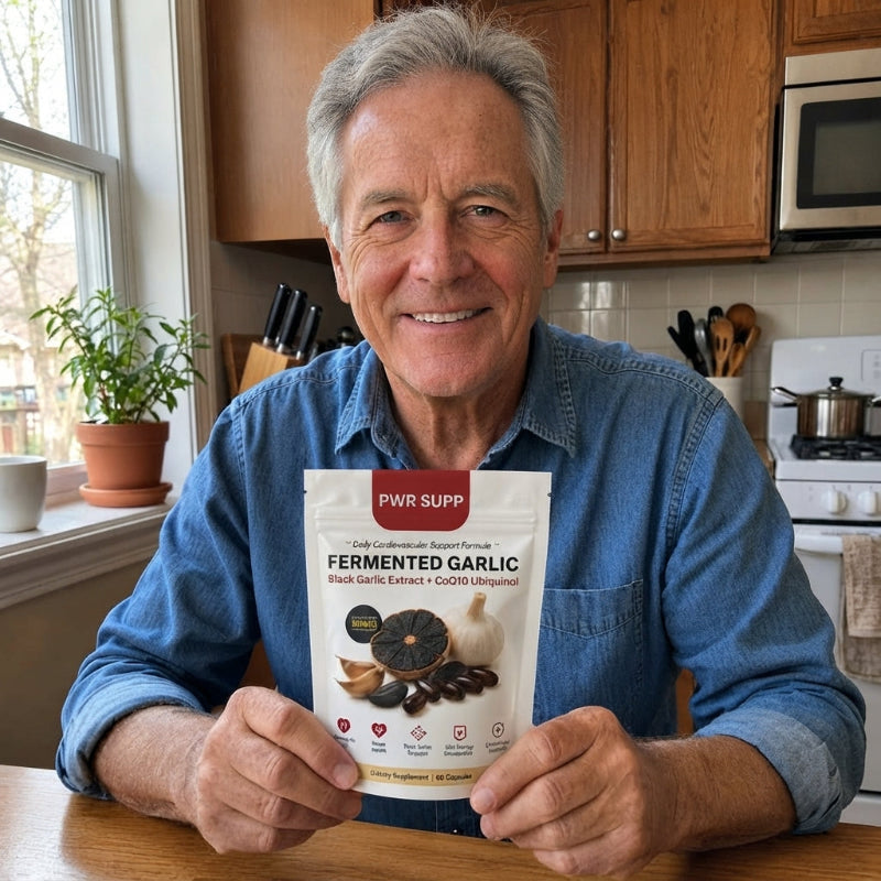 Fermented Black Garlic + CoQ10 Softgels