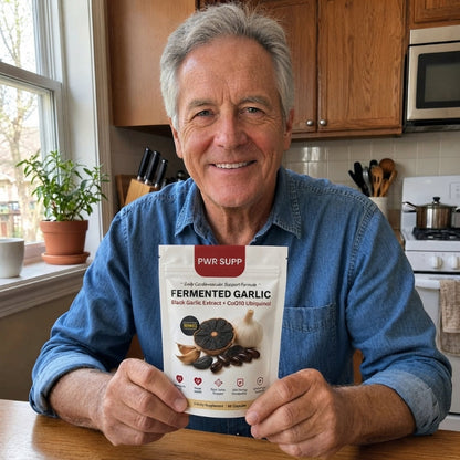 Fermented Black Garlic + CoQ10 Softgels