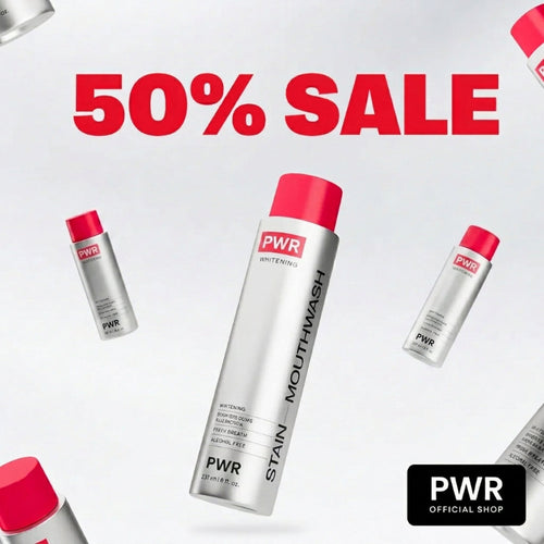 PWR Stain Whitening Mouthwash